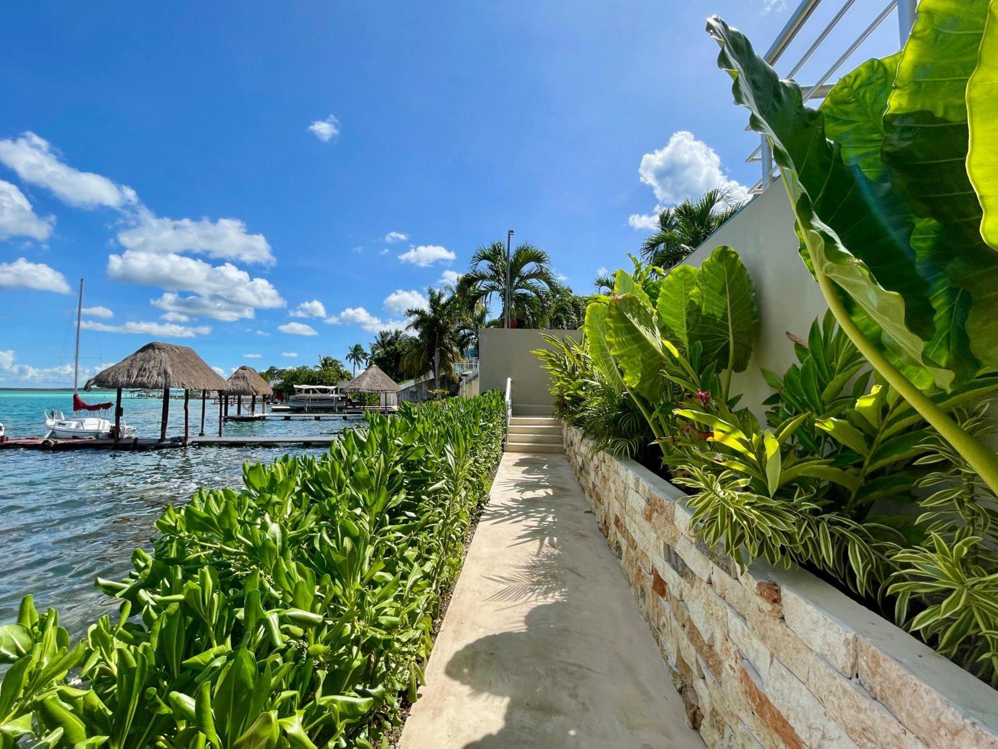 Casa Sol Y Luna -Beautiful Sunrises And Infinity Pool Bacalar Exterior photo