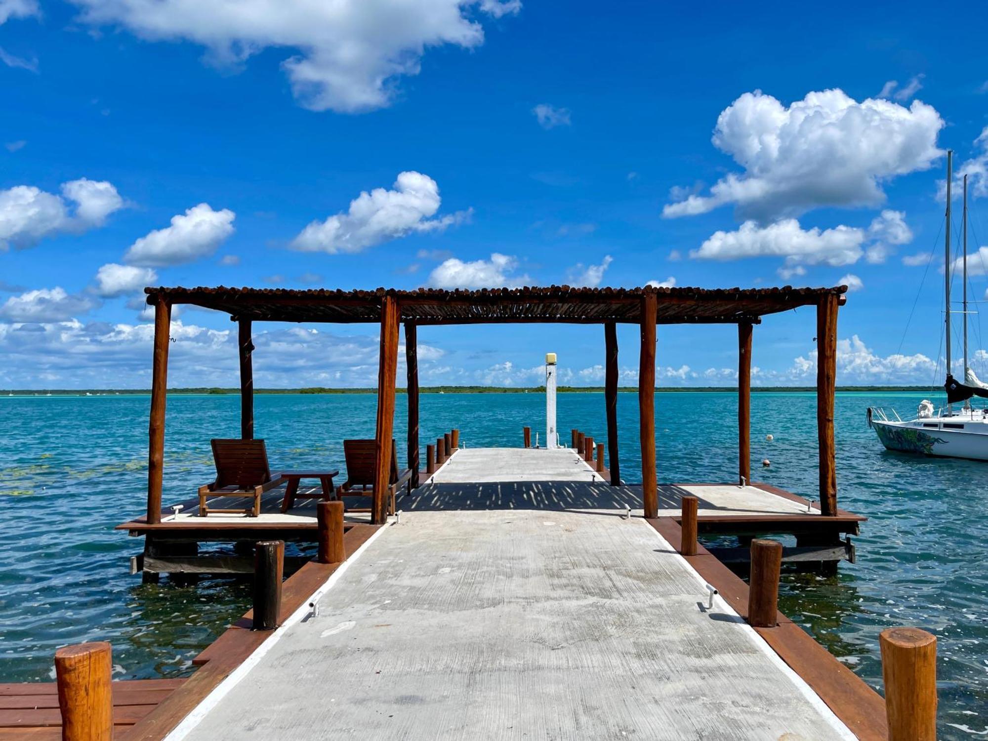 Casa Sol Y Luna -Beautiful Sunrises And Infinity Pool Bacalar Exterior photo